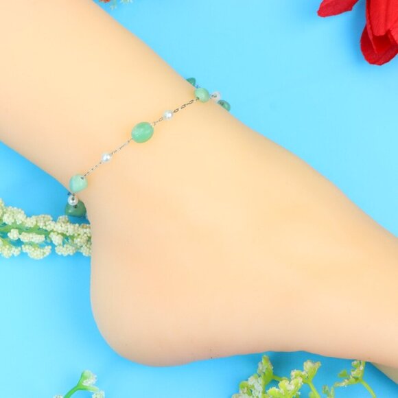 Elegant Handmade Anklet – Perfect for Women & Girls | Ideal Gift Option, DYC1595 - Picture 4 of 9